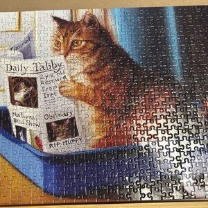 Kitty Throne Puzzle - 500 Pieces